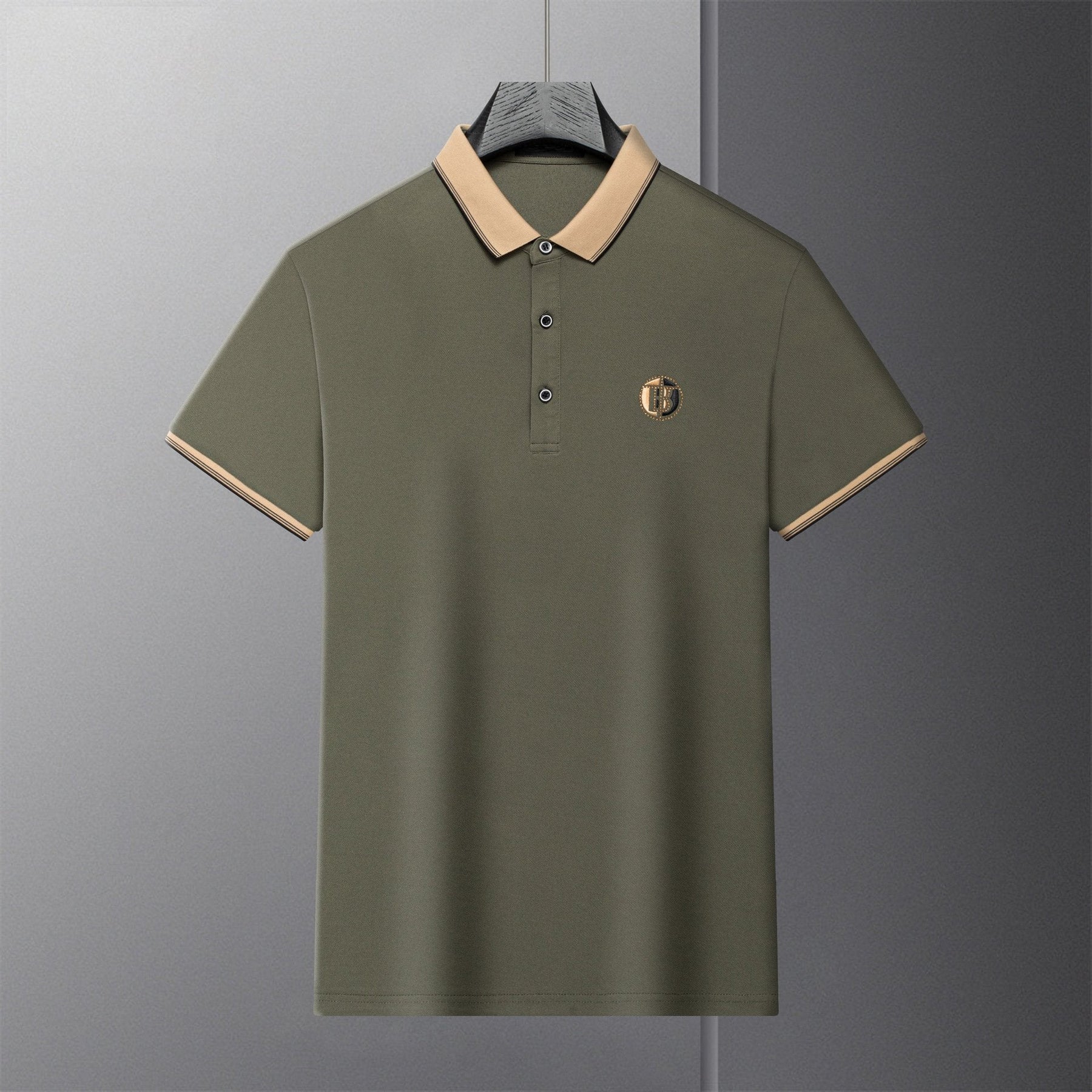 Camisa Polo Masculina Golden Titanium