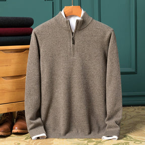 "Hayes Quarter" Wool Sweater - Hayes Carter