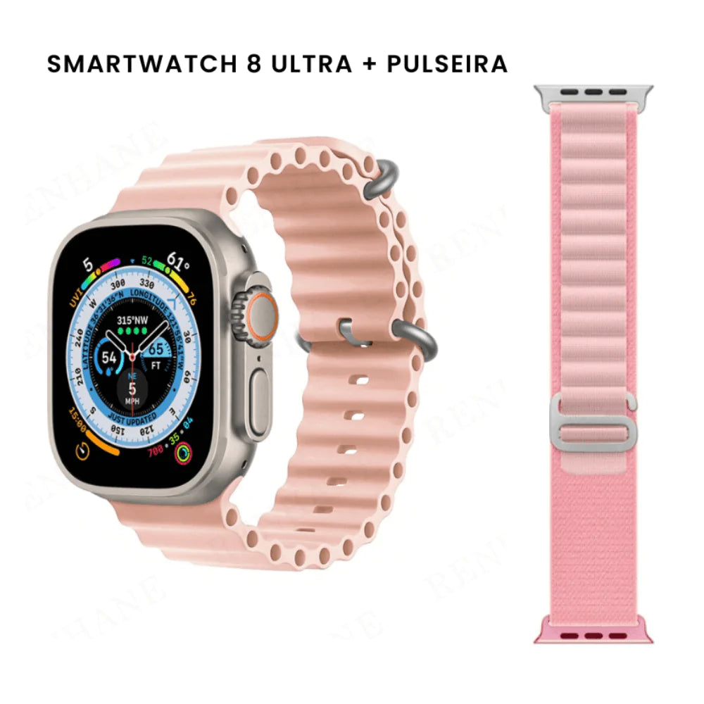 Smartwatch Iwo 16 Series 8 Ultra + Pulseira - Loja Rinove